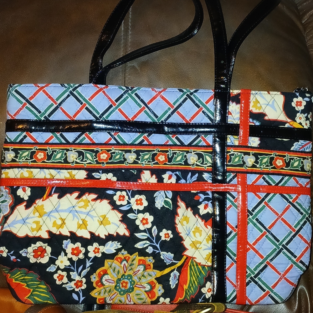 Vera Bradley Floral Patterned Tote Bag